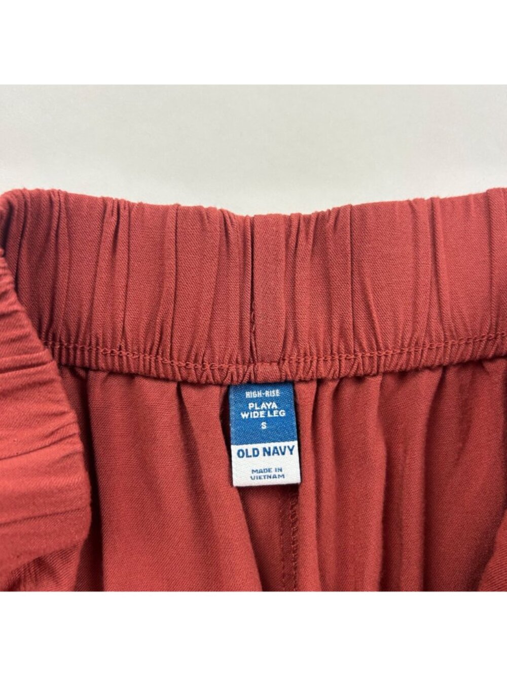 Old Navy Cherry Birch Challis Playa Wide Leg Summer Pant S - Picture 4 of 7